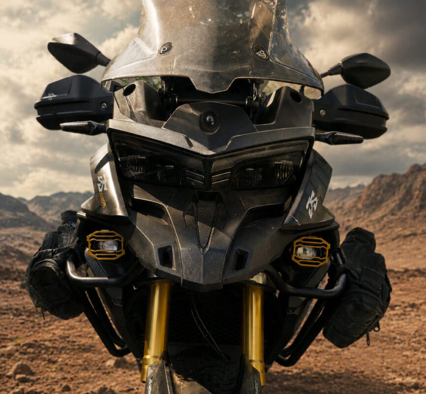 Adventure motosiklet sis farı koruma ızgarası