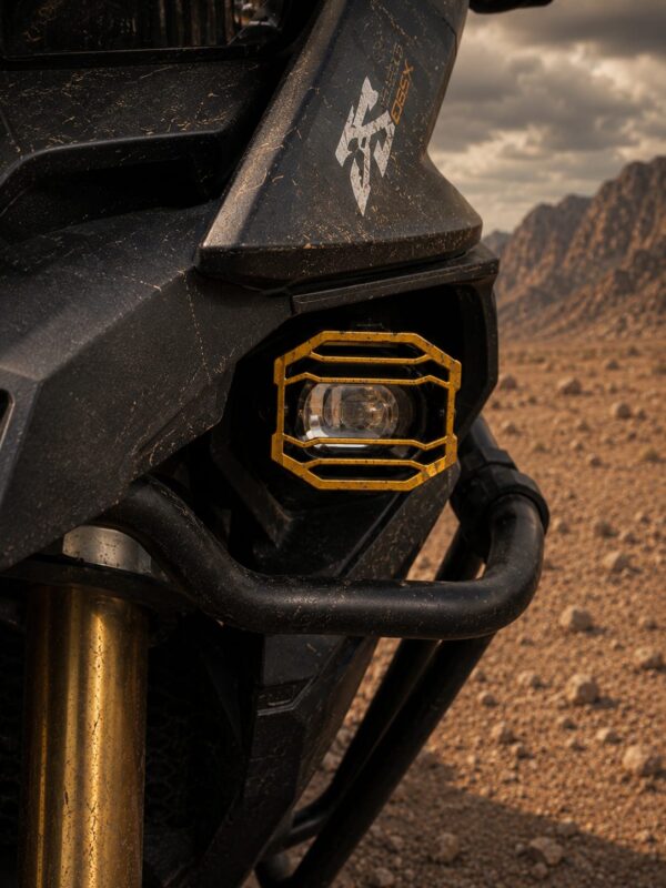 Adventure motosiklet sis farı koruma ızgarası