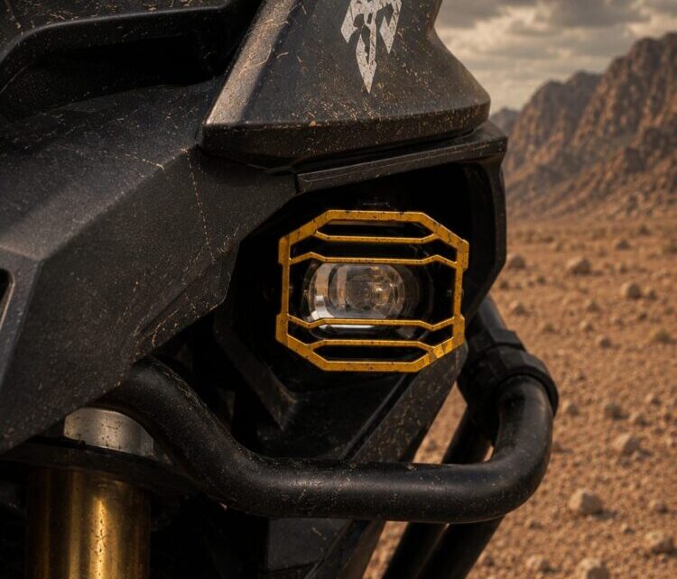 Adventure motosiklet sis farı koruma ızgarası