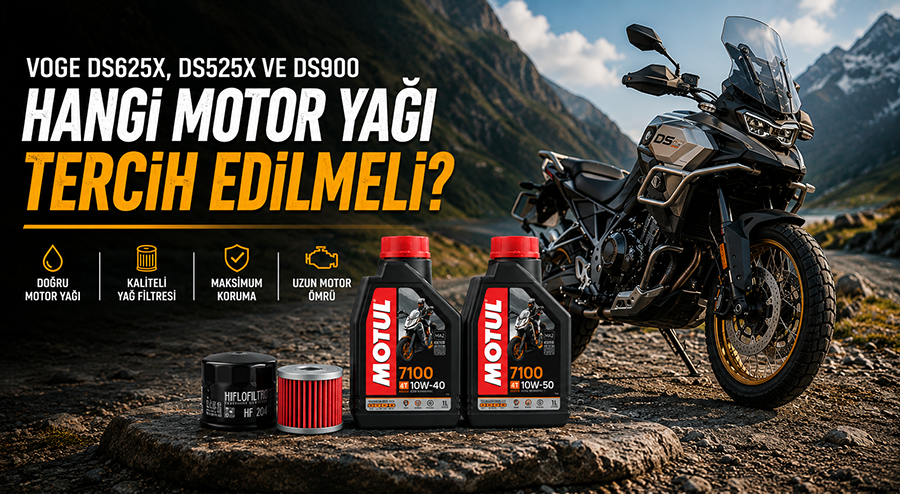VOGE DS625X motor yağı ve yağ filtresi